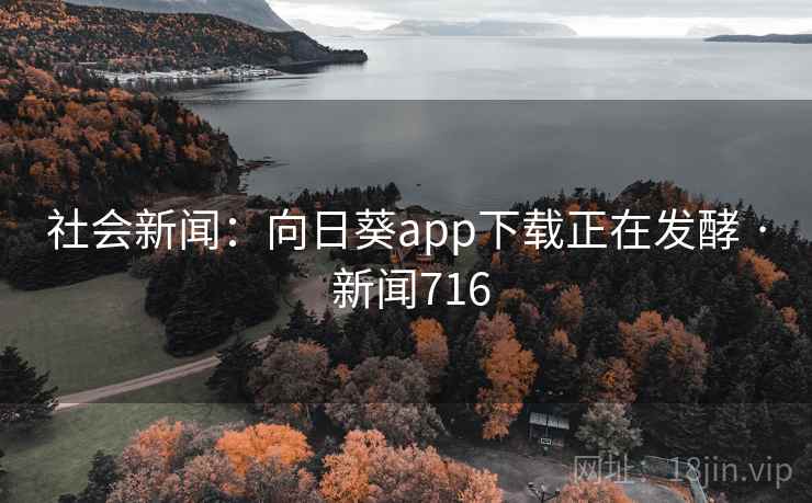 社会新闻：向日葵app下载正在发酵 · 新闻716